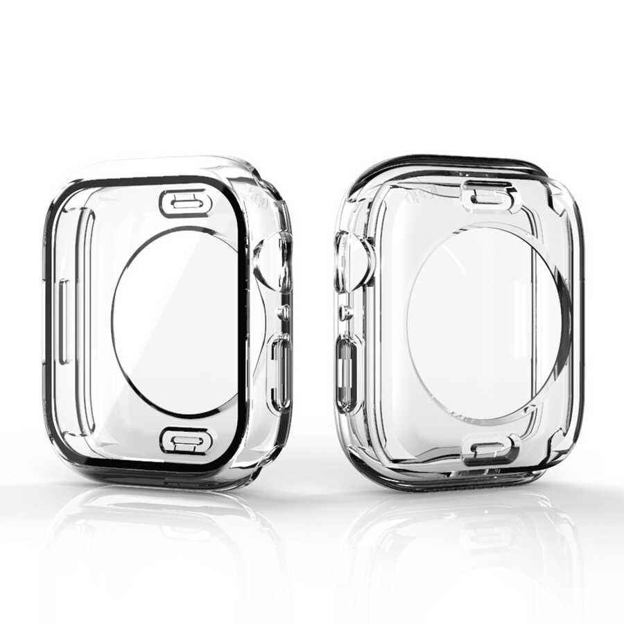 Watch 7 45mm 360 Derece Korumalı Kasa ve Ekran Koruyucu Zore Watch Gard 12