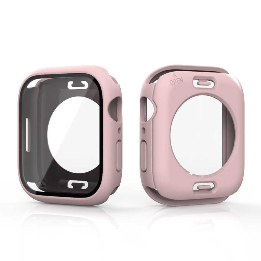 Watch 7 45mm 360 Derece Korumalı Kasa ve Ekran Koruyucu Zore Watch Gard 12