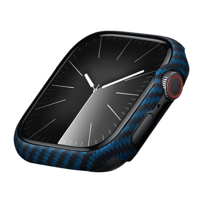 Watch 7 45mm 600D Aramid Fiber Classic Serisi Black-Blue Twill Kasa Koruyucu Pitaka Air Case