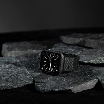 Watch 7 45mm 600D Aramid Fiber Classic Serisi Black-Grey Twill Kasa Koruyucu Pitaka Air Case