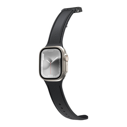 Watch 7 45mm Amazingthing Titan Swift Deri Dokulu Silikon Kordon