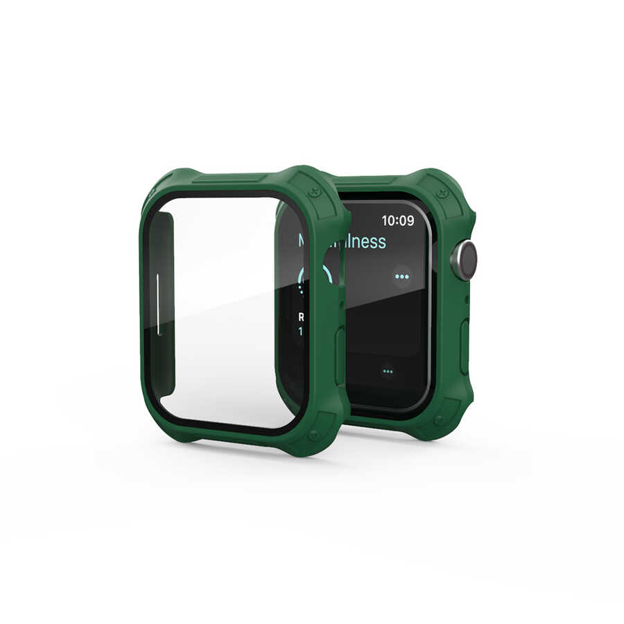 Watch 7 45mm Tank Zırh Kasa ve Mat Görünümlü Ekran Koruyucu Zore Watch Gard 11