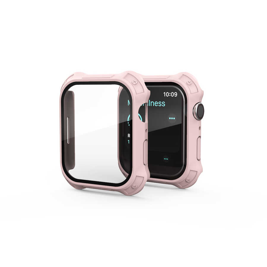 Watch 7 45mm Tank Zırh Kasa ve Mat Görünümlü Ekran Koruyucu Zore Watch Gard 11