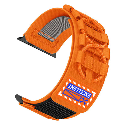 Watch 7 45mm Zore KRD-112 Orbital Örgülü Halat Tasarımlı Naylon Kumaş Hasır Kordon