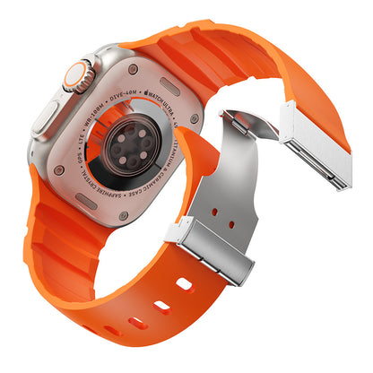 Watch 7 45mm Zore KRD-145 Metal Tokalı Silikon Kordon