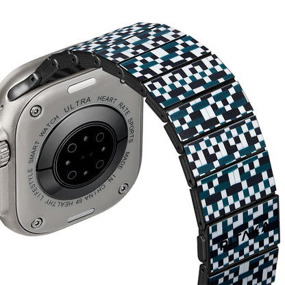 Watch Serisi Uyumlu Aramid Fiber ve Karbon Fiber Pitaka Dreamland ChromaCarbon Serisi Mosaic Universal Kordon