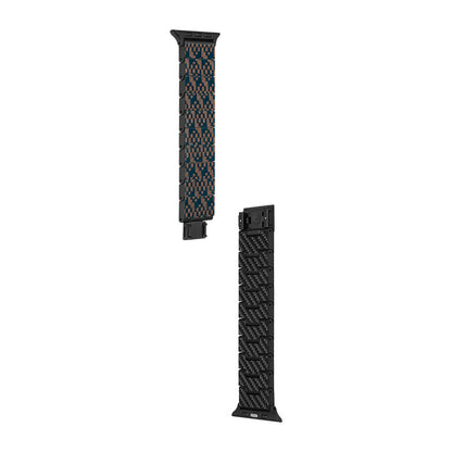 Watch Serisi Uyumlu Aramid Fiber ve Karbon Fiber Pitaka Dreamland ChromaCarbon Serisi Stairs Universal Kordon