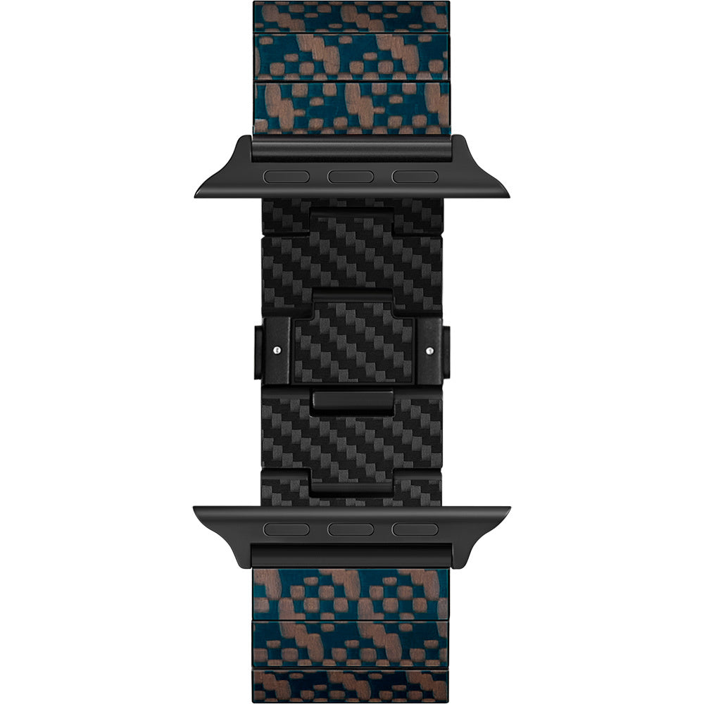 Watch Serisi Uyumlu Aramid Fiber ve Karbon Fiber Pitaka Dreamland ChromaCarbon Serisi Stairs Universal Kordon