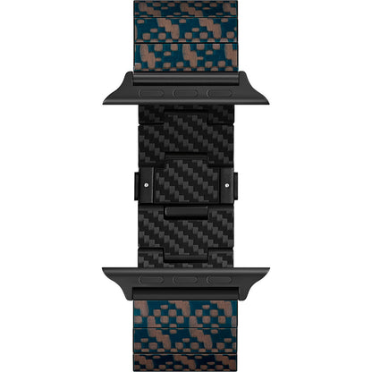 Watch Serisi Uyumlu Aramid Fiber ve Karbon Fiber Pitaka Dreamland ChromaCarbon Serisi Stairs Universal Kordon