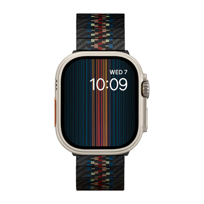 Watch Serisi Uyumlu Aramid Fiber ve Karbon Fiber Pitaka Modern Serisi Rhapsody Universal Kordon