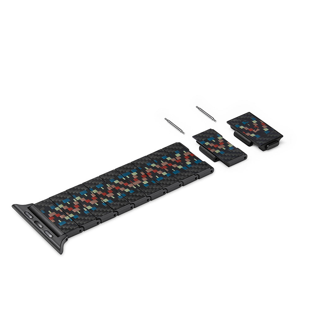 Watch Serisi Uyumlu Aramid Fiber ve Karbon Fiber Pitaka Modern Serisi Rhapsody Universal Kordon