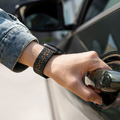 Watch Serisi Uyumlu Aramid Fiber ve Karbon Fiber Pitaka Modern Serisi Rhapsody Universal Kordon