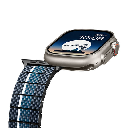 Watch Serisi Uyumlu Aramid Fiber ve Karbon Fiber Pitaka Poetry of Things ChromaCarbon Serisi Moon Universal Kordon