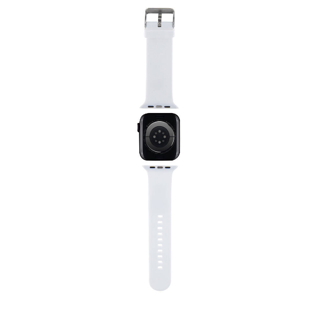 Watch Ultra 49mm Karl Lagerfeld Orijinal Lisanslı İkonik Karl & Choupette Logolu Silikon Kordon