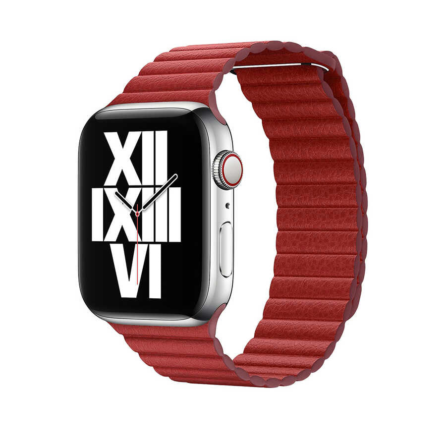 Watch Ultra 49mm Kordon KRD-09 Deri Lop Strap Kayış