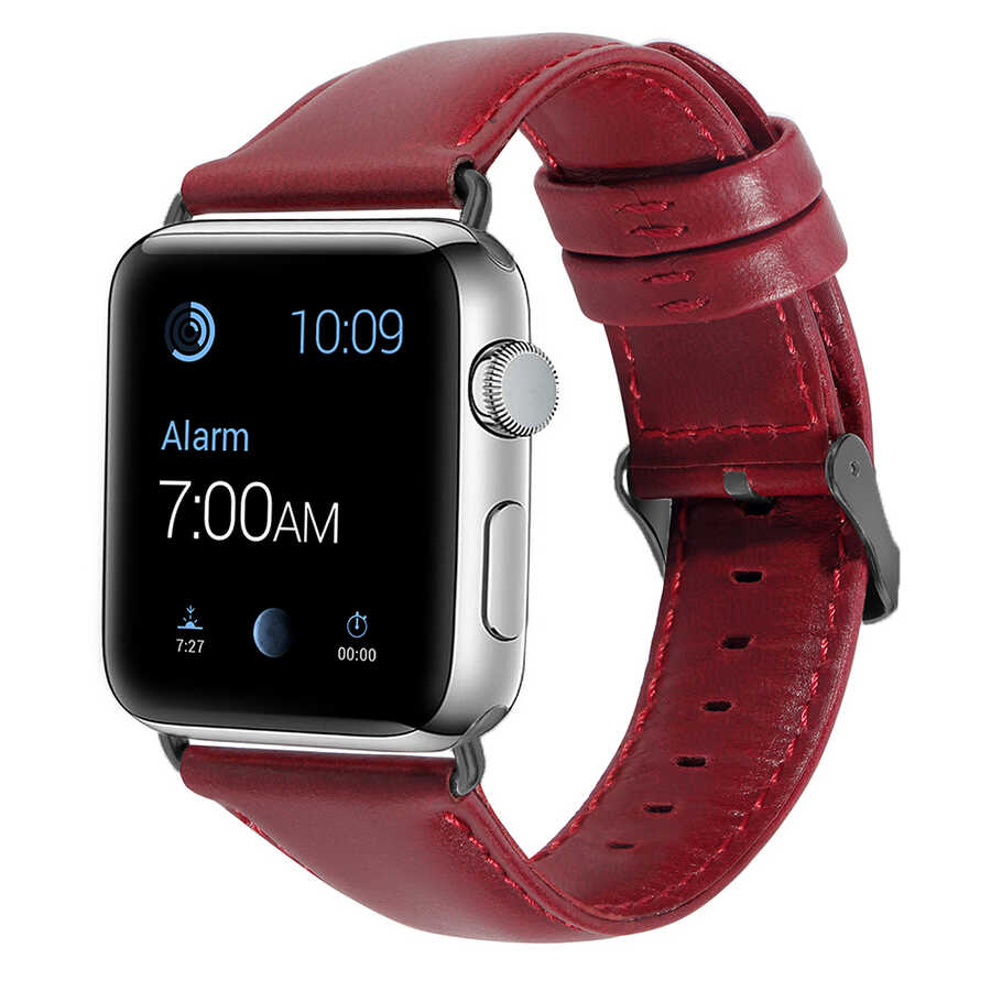 Watch Ultra 49mm Kordon Luxury Leather Deri Strap Kayış