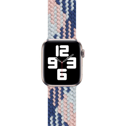 Watch Ultra 49mm Kordon Wiwu Braided Solo Loop Contrast Color Medium Strap Kayış