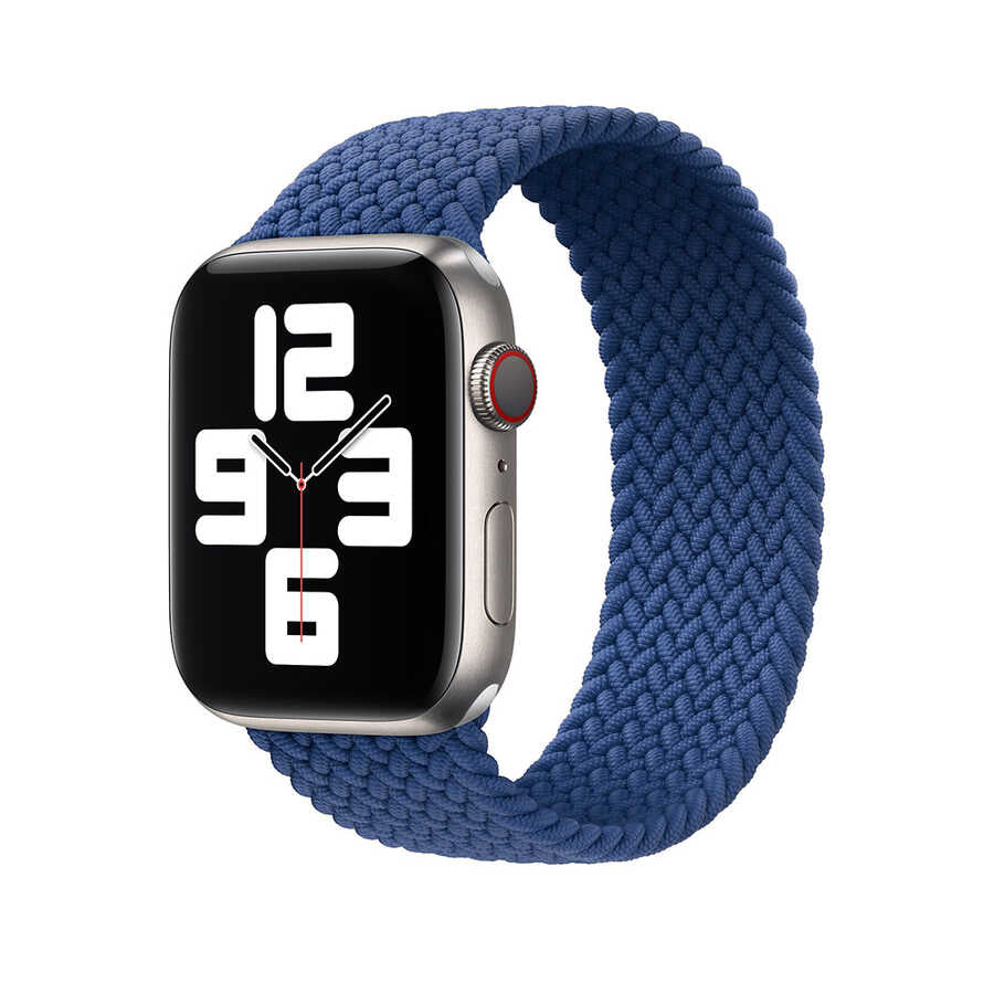 Watch Ultra 49mm Kordon Wiwu Braided Solo Loop Medium Strap Kayış