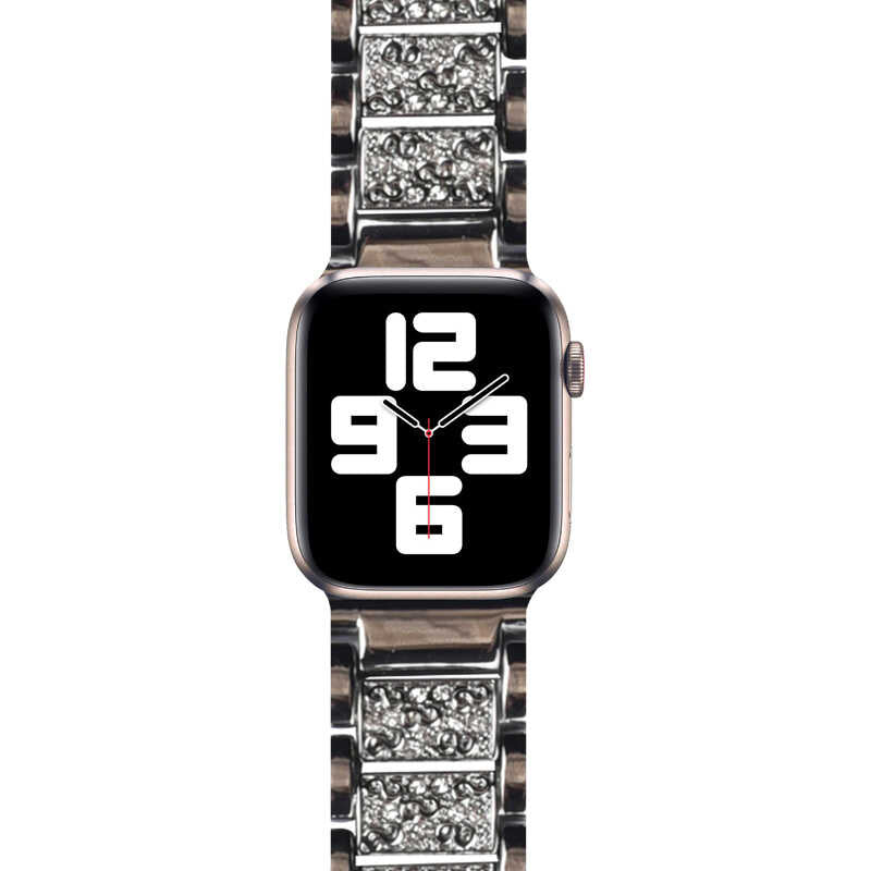 Watch Ultra 49mm Kordon Wiwu Three Beads Set Auger Metal Strap Kayış