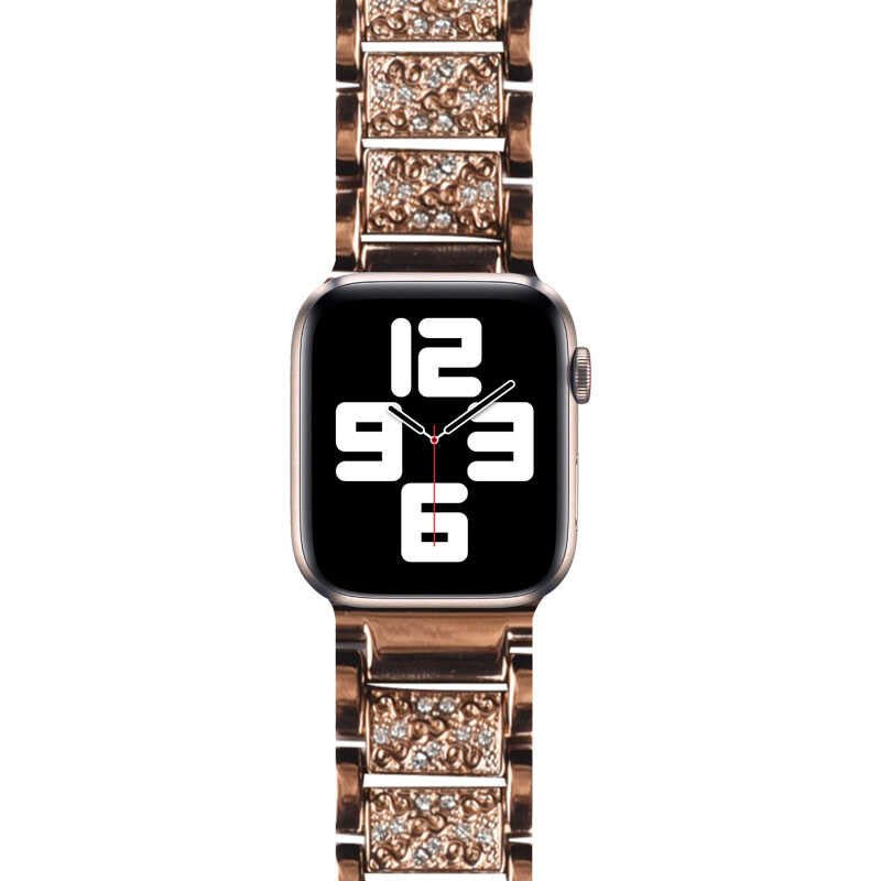 Watch Ultra 49mm Kordon Wiwu Three Beads Set Auger Metal Strap Kayış