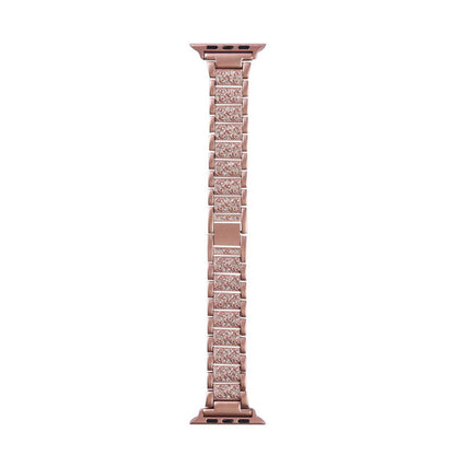 Watch Ultra 49mm Kordon Wiwu Three Beads Set Auger Metal Strap Kayış