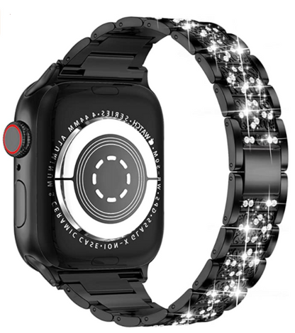 Watch Ultra 49mm Kordon Wiwu Three Beads Set Auger Metal Strap Kayış