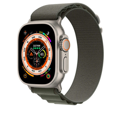 Watch Ultra 49mm Kordon Wiwu WU-01 Hasır Örgü Strap Kayış