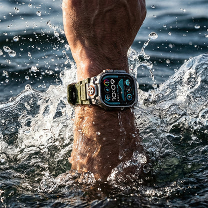Watch Ultra 49mm Mohseven iWatch Armor Silikon Kordon