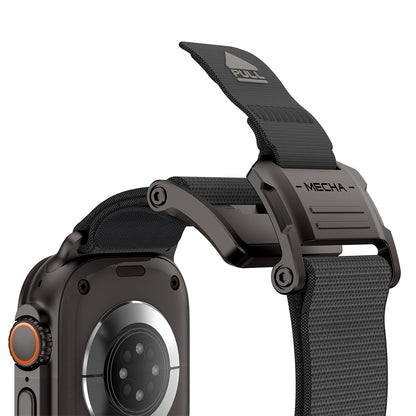 Watch Ultra 49mm Mohseven iWatch Mecha Sport Hasır Kordon