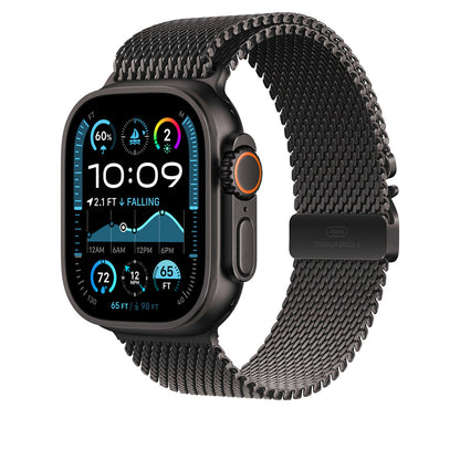 Watch Ultra 49mm Zore KRD-100 Titanyum Hasır Kordon