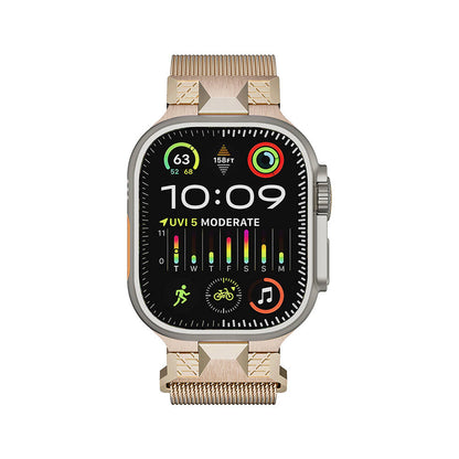 Watch Ultra 49mm Zore KRD-107 Metal Hasır Kordon