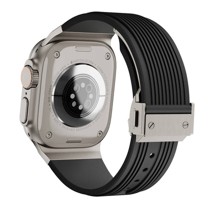 Watch Ultra 49mm Zore KRD-113 Spor Görünümlü Silikon Kordon