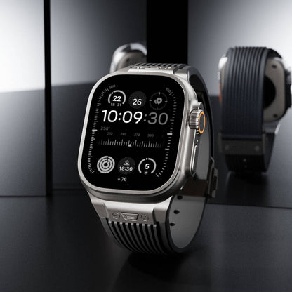 Watch Ultra 49mm Zore KRD-113 Spor Görünümlü Silikon Kordon