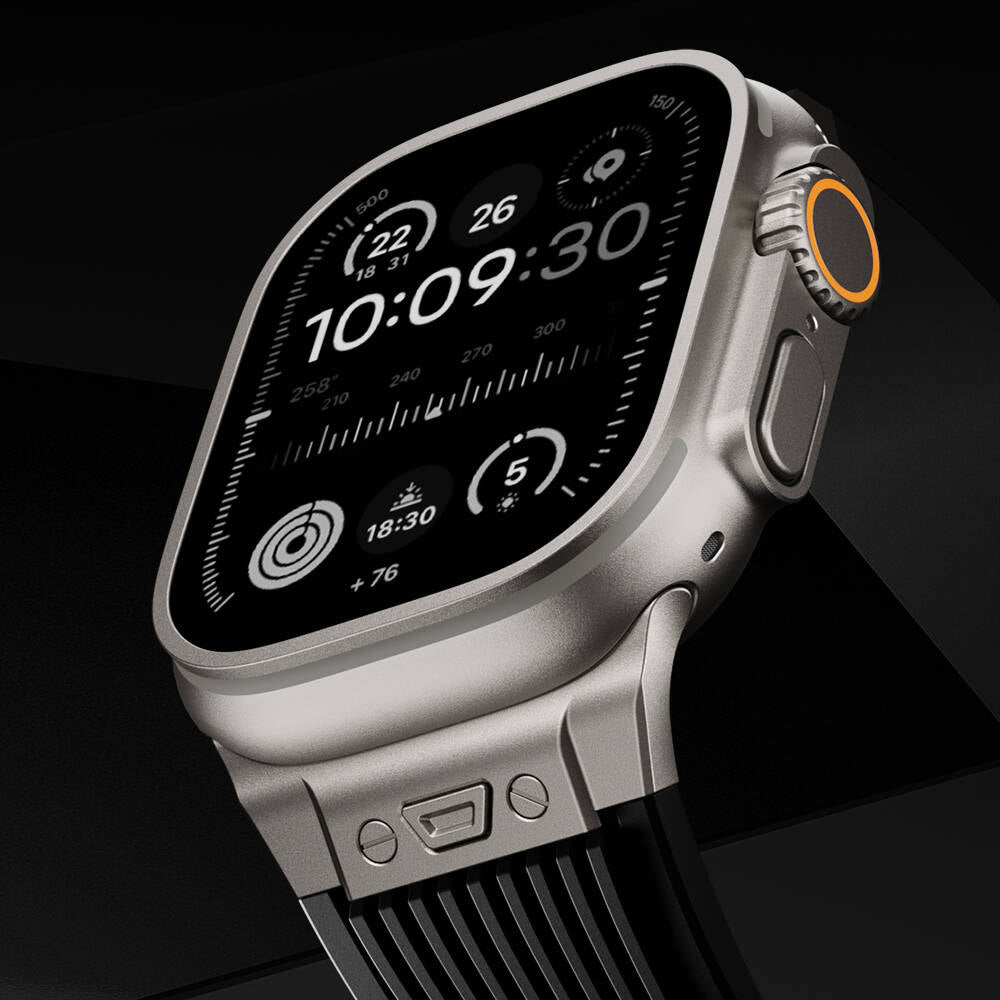 Watch Ultra 49mm Zore KRD-113 Spor Görünümlü Silikon Kordon