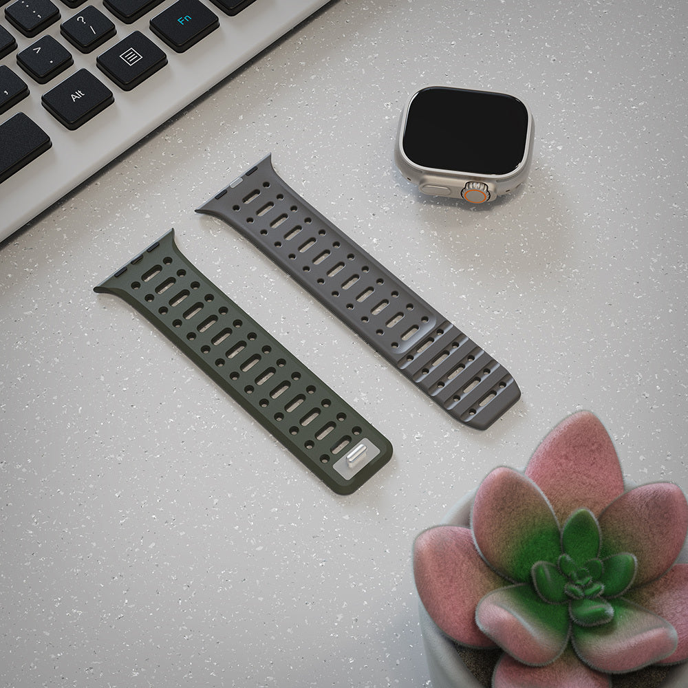 Watch Ultra 49mm Zore KRD-124 Silikon Kordon Strap Kayış