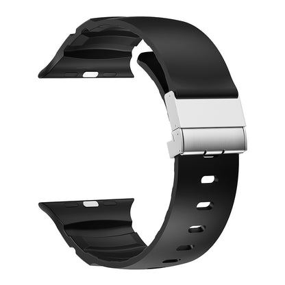 Watch Ultra 49mm Zore KRD-145 Metal Tokalı Silikon Kordon