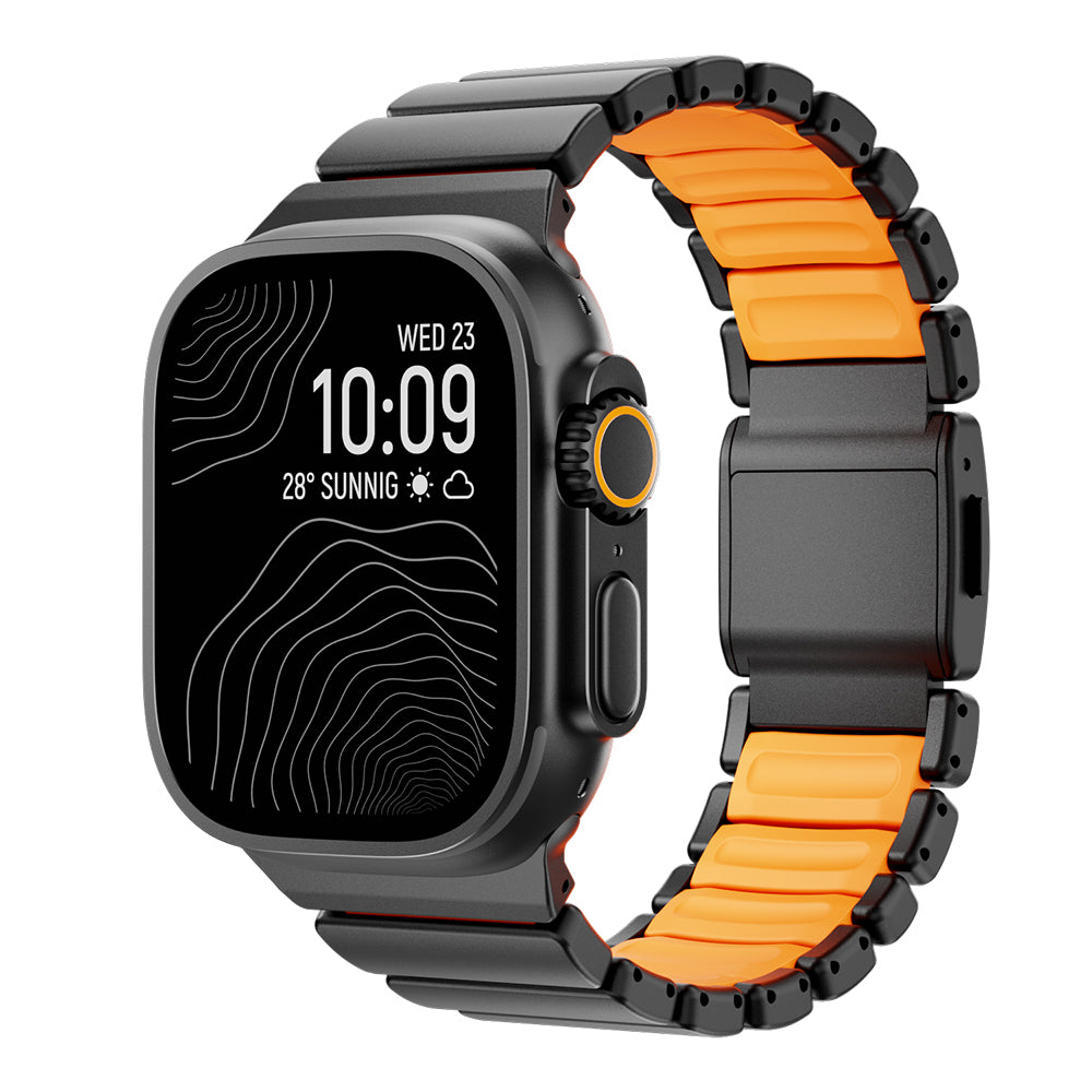 Watch Ultra 49mm Zore KRD-149 Metal Silikon Kordon