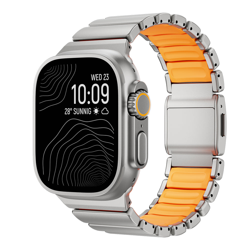 Watch Ultra 49mm Zore KRD-149 Metal Silikon Kordon