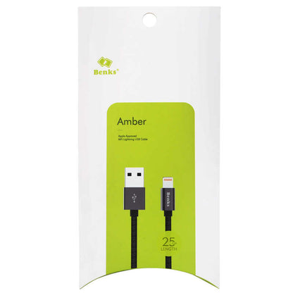 Benks M07 MFI Lightning Kablo 25Cm