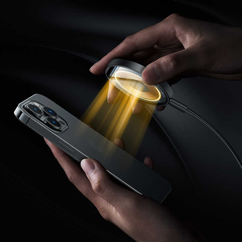 Benks W09 Şeffaf Görünümlü M-safe Wireless Şarj Aleti