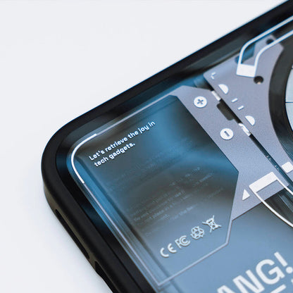 iPhone 15 Pro Kılıf Özelleştirilebilir 3 Fonksiyonlu Bluetooth Bağlantılı Bitmo Lab Bangcase Akıllı M-safe Kılıf