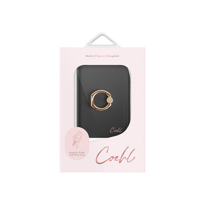 Coehl Mirelle Serisi Fermuar Bölmeli Ring Standlı Magnetik Kartlık