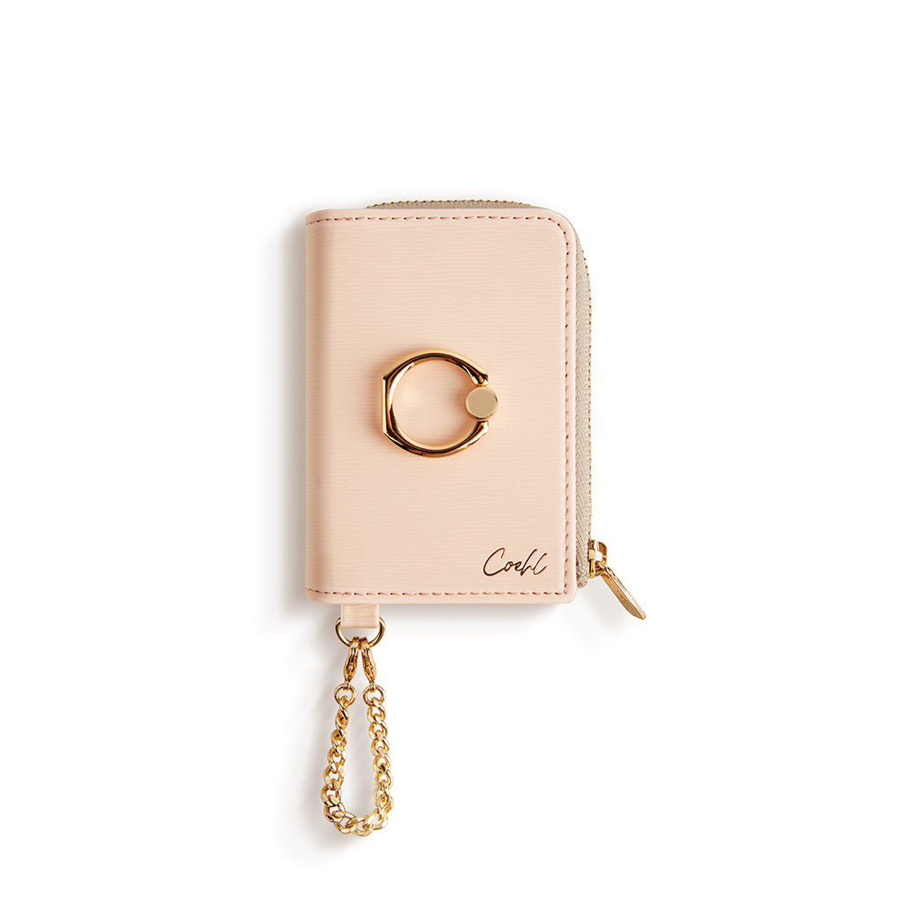 Coehl Mirelle Serisi Fermuar Bölmeli Ring Standlı Magnetik Kartlık