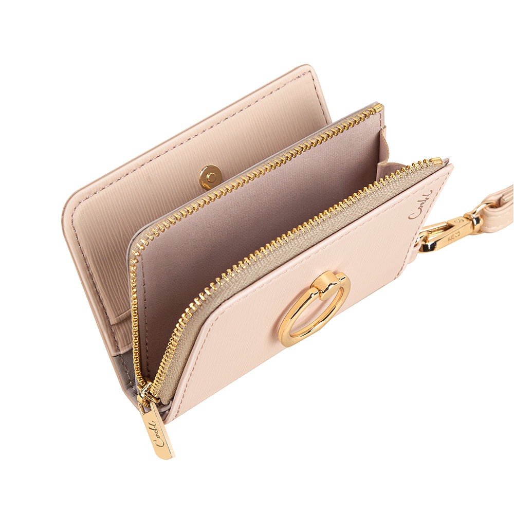 Coehl Mirelle Serisi Fermuar Bölmeli Ring Standlı Magnetik Kartlık