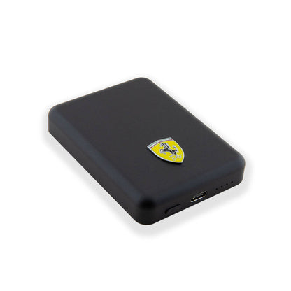 Ferrari Led Işıklı Göstergeli M-safe Magnetik Orijinal Lisanslı Powerbank 5000 Mah