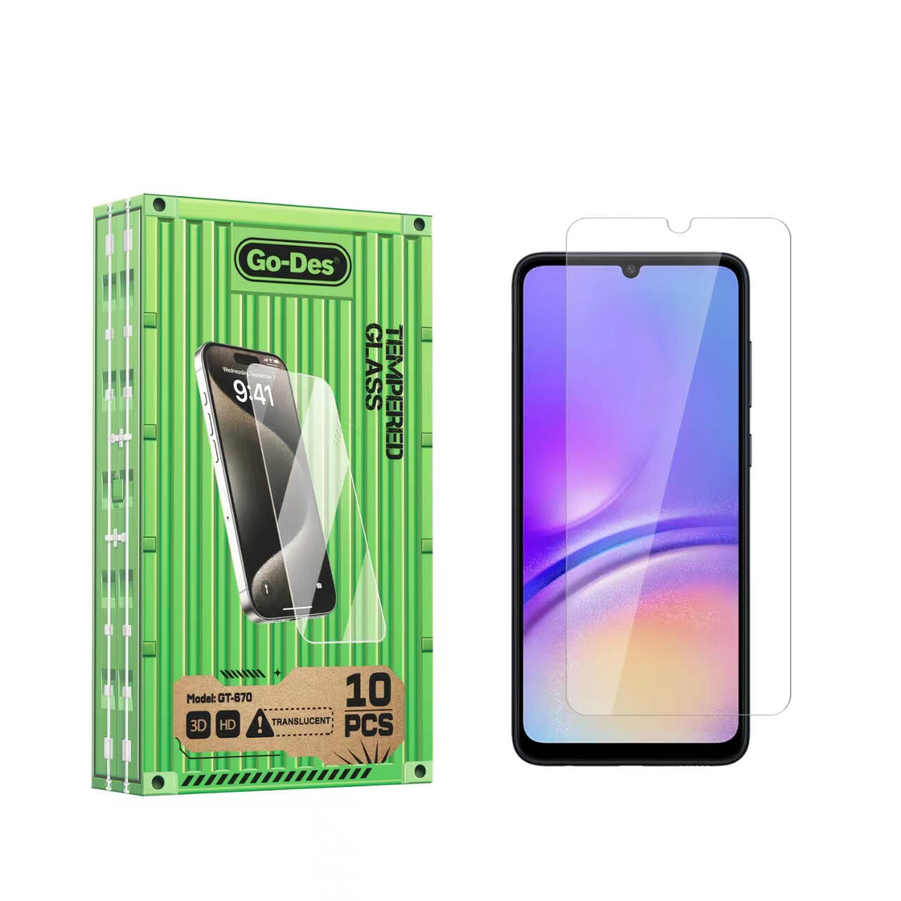 Galaxy A05S Go Des Parmak İzi Bırakmayan 9H Oleofobik Bom Glass Ekran Koruyucu