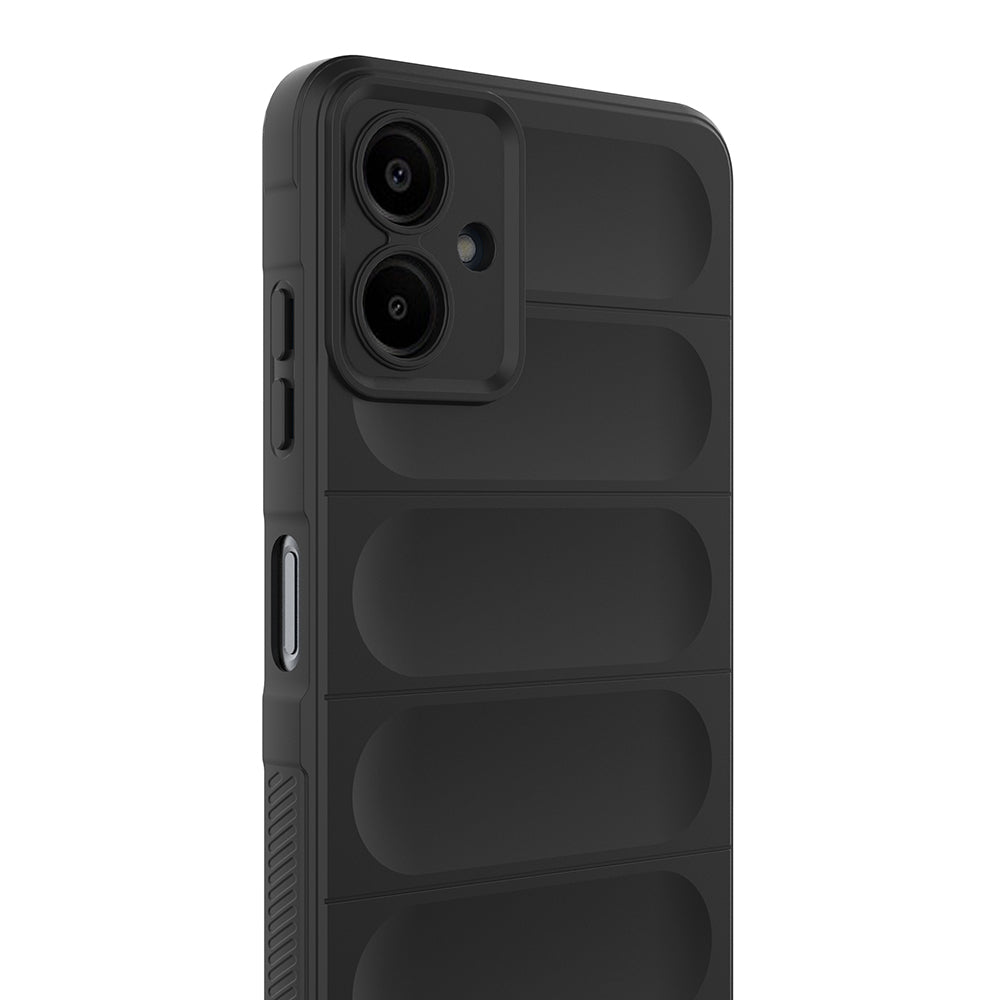 Galaxy A07 Kılıf Esnek TPU Oyuklu Arka Yüzey Tasarımlı Zore Etnik Silikon Kılıf