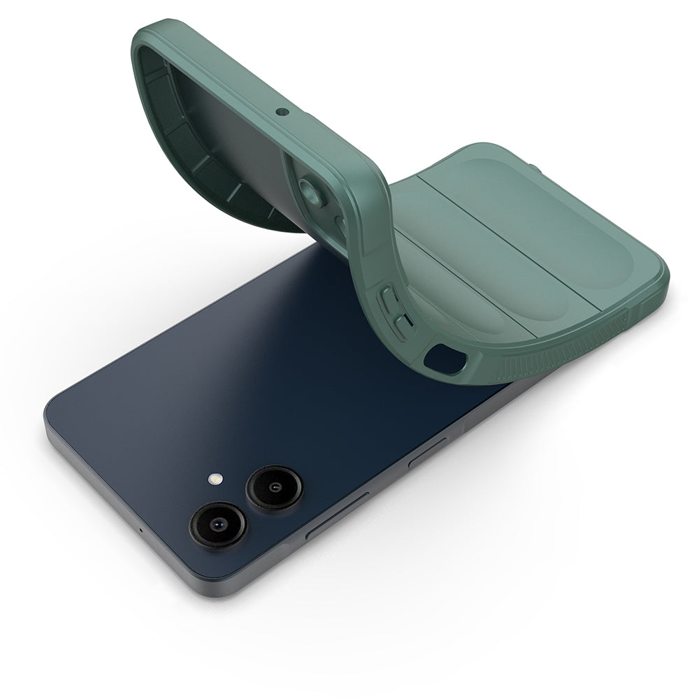 Galaxy A07 Kılıf Esnek TPU Oyuklu Arka Yüzey Tasarımlı Zore Etnik Silikon Kılıf