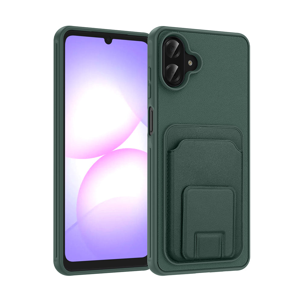 Galaxy A07 Kılıf Kartlıklı TPU Zore Bikart Kılıf