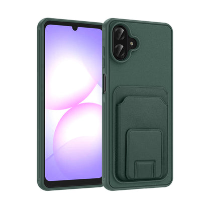 Galaxy A07 Kılıf Kartlıklı TPU Zore Bikart Kılıf